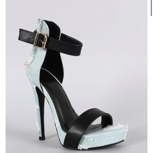 New Shoe republic LA denim heals size 8